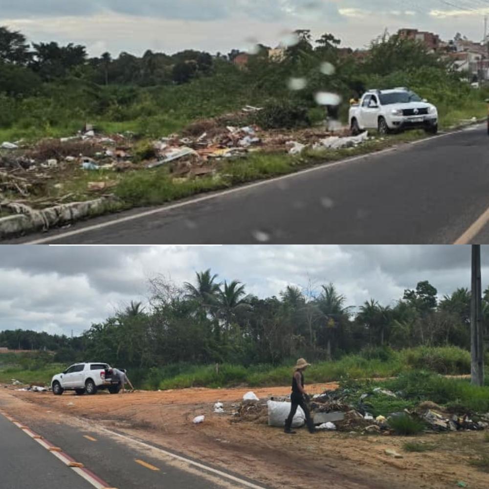 Alagoinhas não será uma cidade limpa enquanto parte da população continuar tratando a rua como depósito de lixo