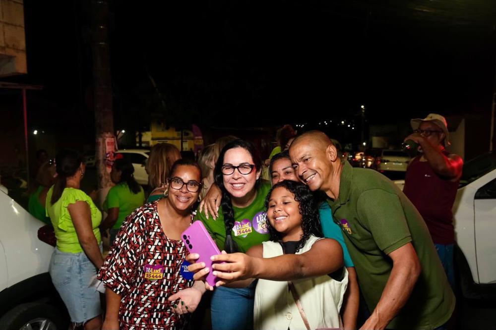 Ludmilla Fiscina reúne apoiadores em Alagoinhas durante caminhada: “Tivemos uma trajetória de muito trabalho”