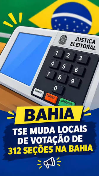 No apagar das luzes: TSE muda locais de votação de mais de 300 seções eleitorais na Bahia às vésperas do 2º turno